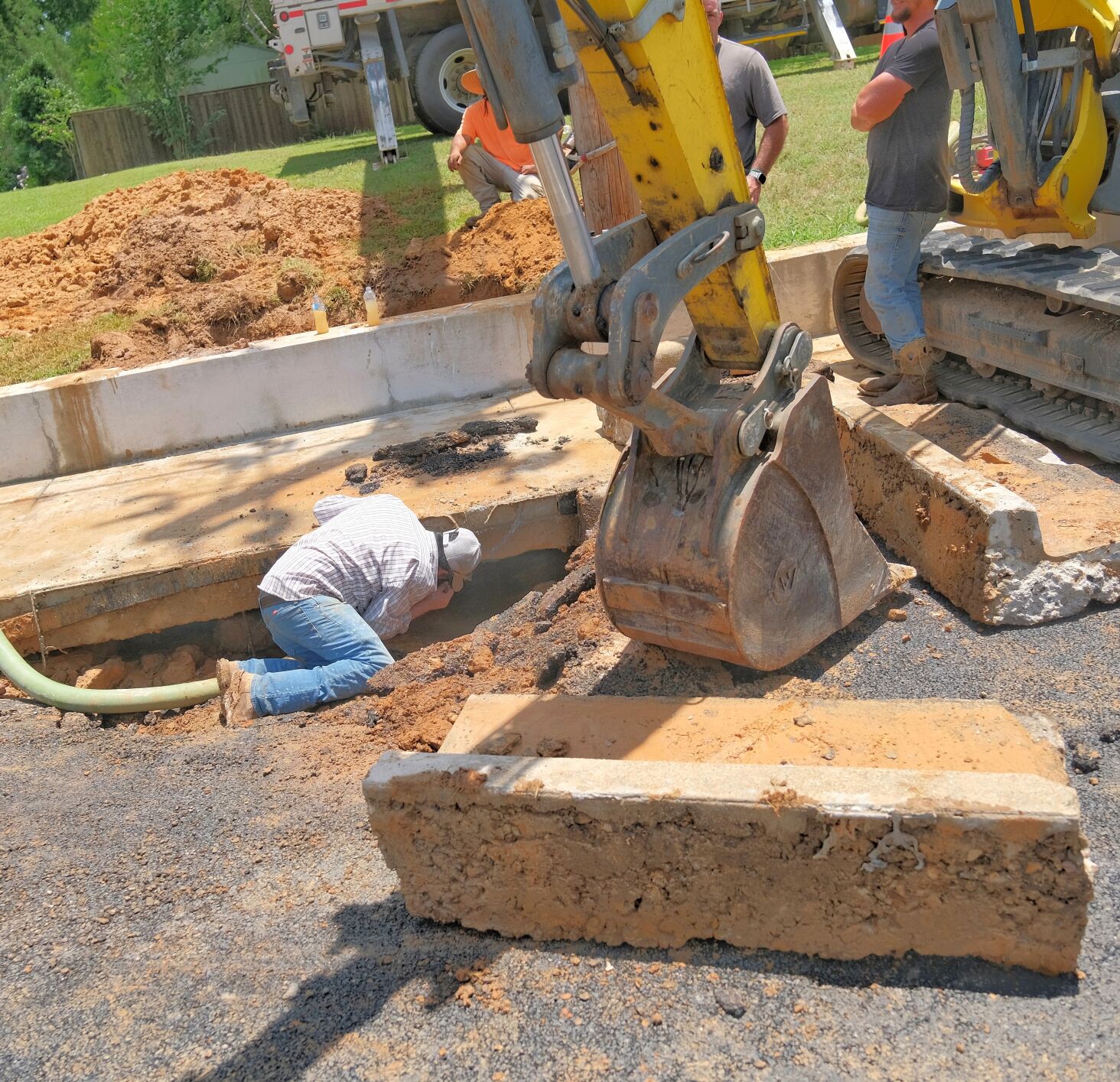 White Oak water line repairs 3